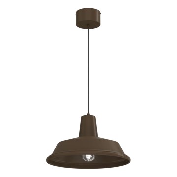 Závesný luster na lanku CLASS 1xE27/15W/230V hnedý