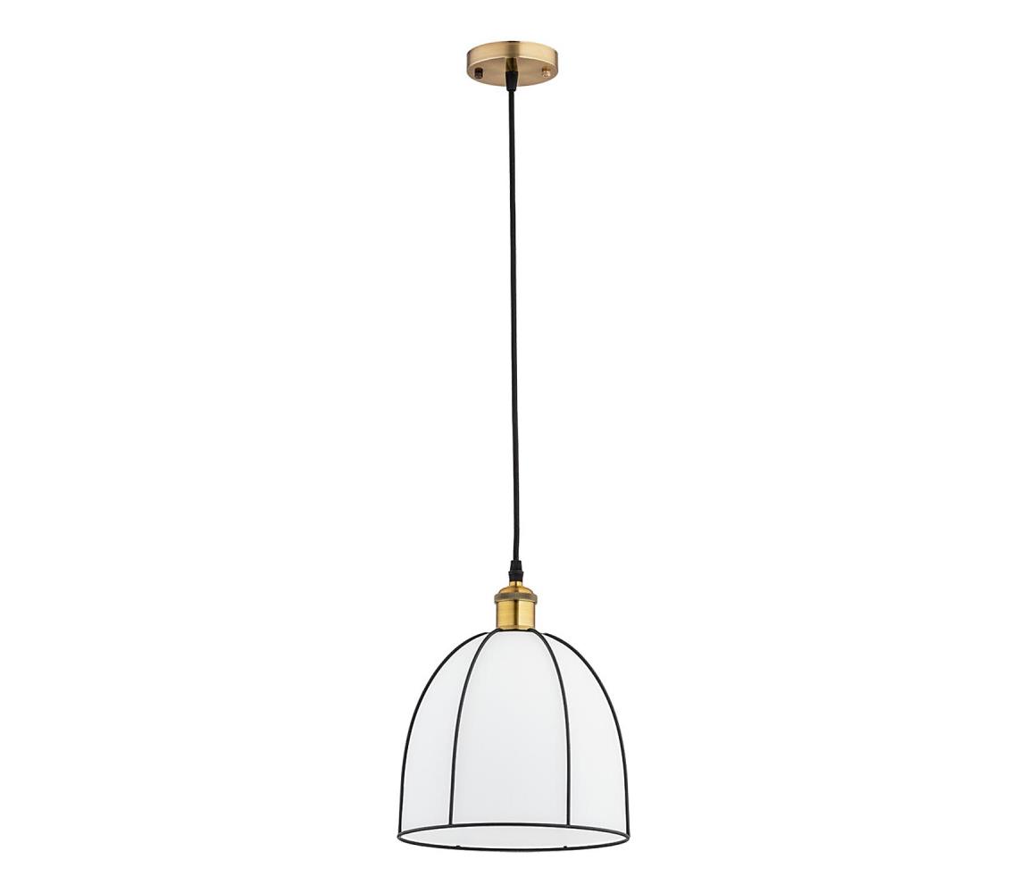 Závesný luster na lanku DAVE 1xE27/15W/230V zlatá/čierna 60632