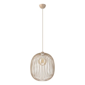 Závesný luster na lanku DESTELLO, 1xE27/15W/230V, priemer 33 cm, béžový
