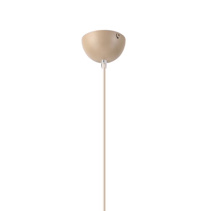 Závesný luster na lanku DESTELLO, 1xE27/15W/230V, priemer 33 cm, béžový