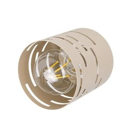 Závesný luster na lanku ELEN 1xE27/35W/230V béžová/zlatá