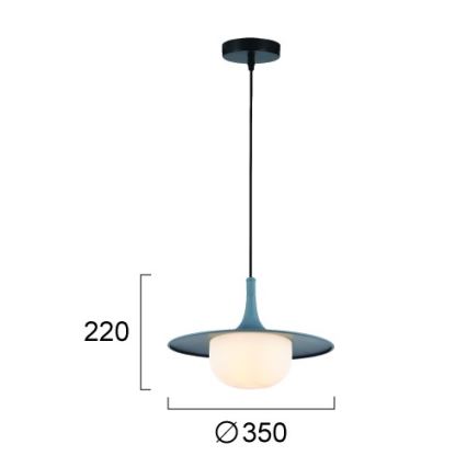 Závesný luster na lanku FRED 1xG9/10W/230V sivý