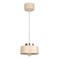 Závesný luster na lanku IGNIA 1xE27/60W/230V taupe