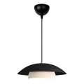 Závesný luster na lanku MOONLIGH 1xE27/40W/230V čierna