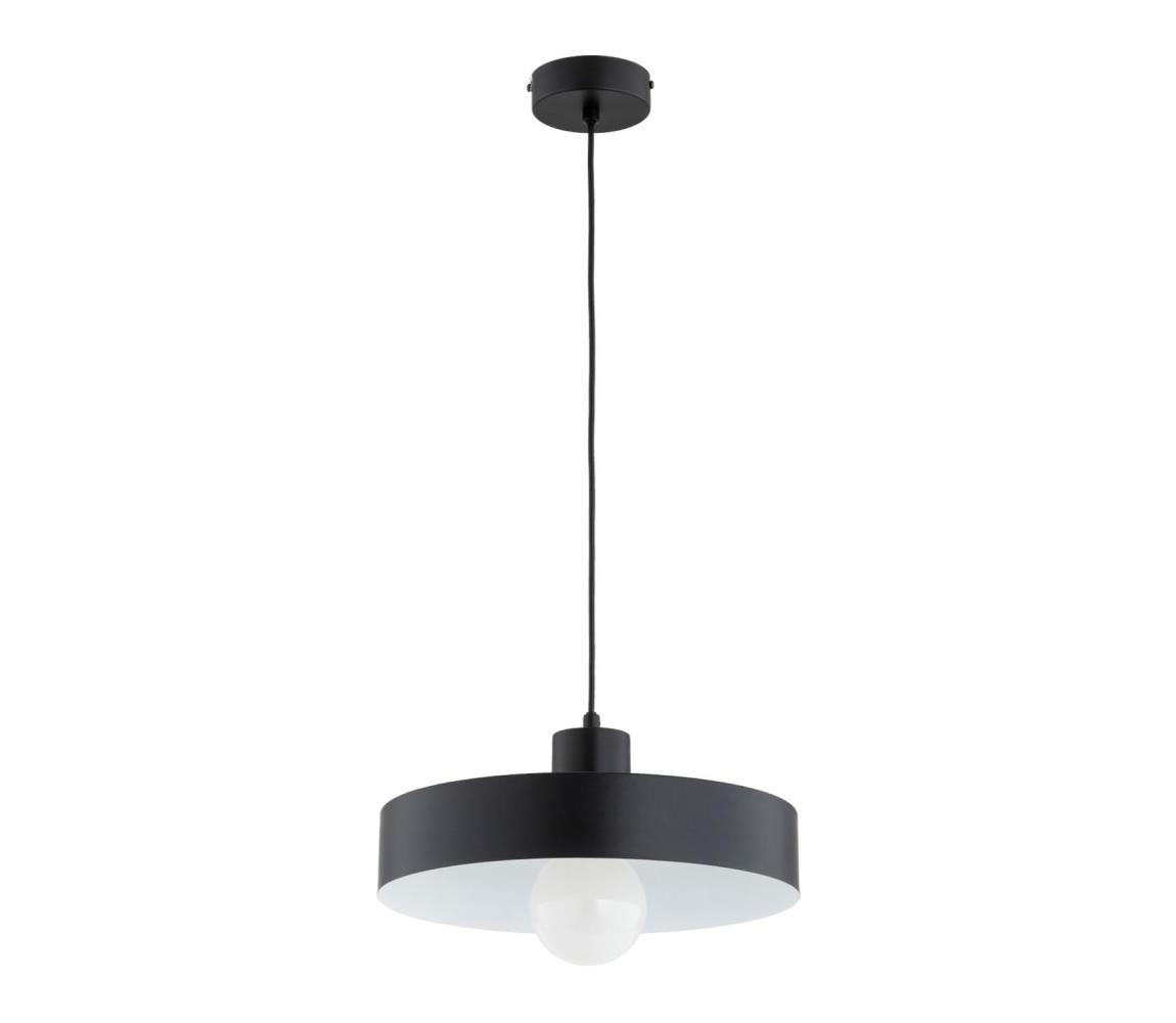 Závesný luster na lanku NEVERA 1xE27/15W/230V čierna 61557