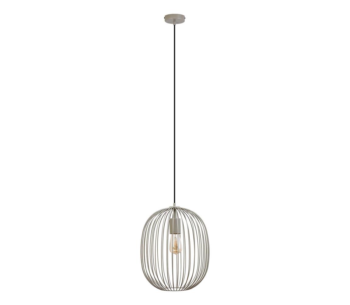 Závesný luster na lanku OVELLA 1xE27/15W/230V pr. 34 cm béžový W-KM 1368/1 LMH-B