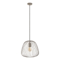 Závesný luster na lanku OVELLA 1xE27/15W/230V pr. 36 cm béžový