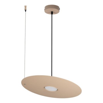 Závesný luster na lanku PIATTO 1xGX53/15W/230V pr. 35 cm béžový