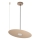 Závesný luster na lanku PIATTO 1xGX53/15W/230V pr. 35 cm béžový
