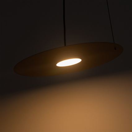 Závesný luster na lanku PIATTO 1xGX53/15W/230V pr. 35 cm béžový