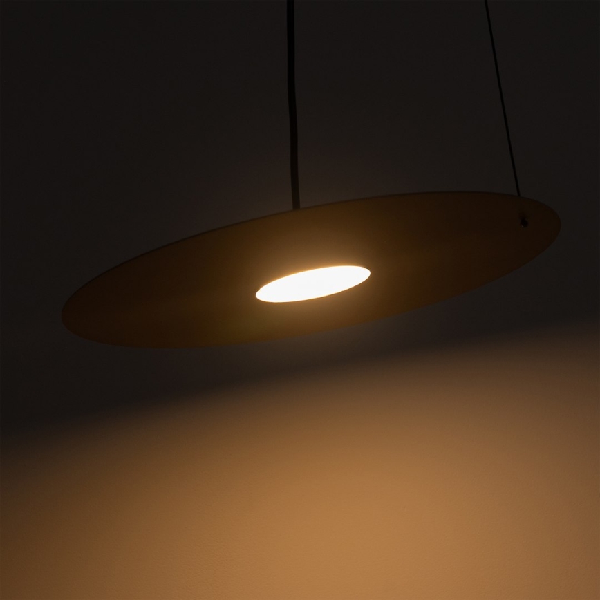 Závesný luster na lanku PIATTO 1xGX53/15W/230V pr. 35 cm béžový