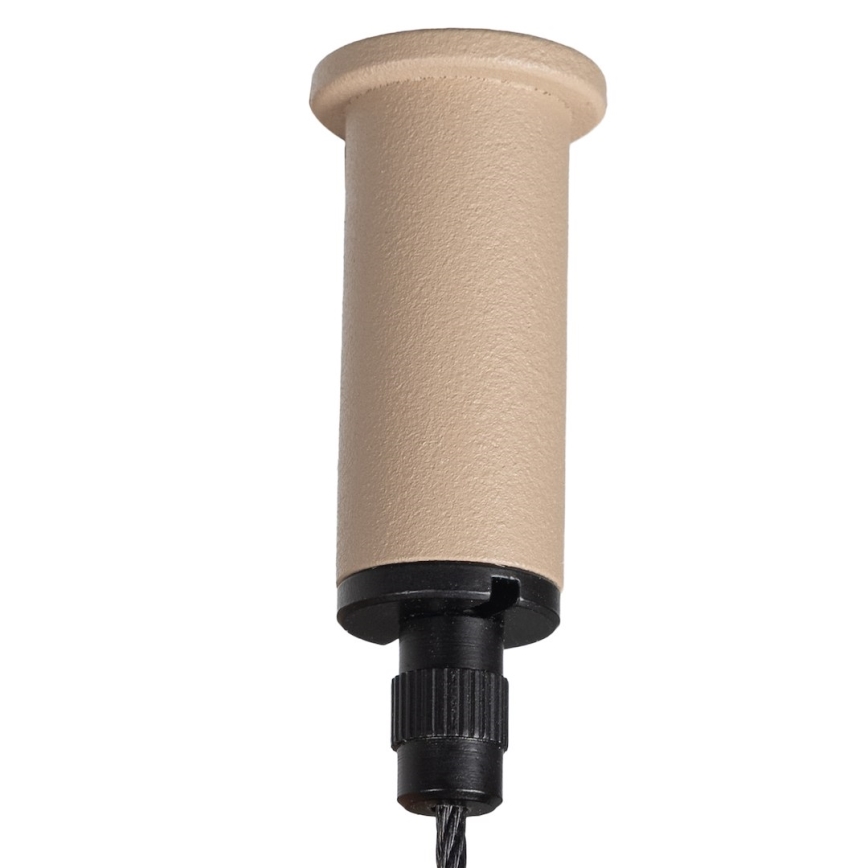 Závesný luster na lanku PIATTO 1xGX53/15W/230V pr. 35 cm béžový