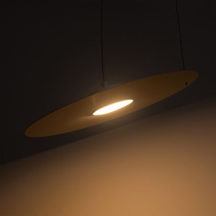 Závesný luster na lanku PIATTO 1xGX53/15W/230V, pr. 35 cm, biela