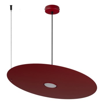 Závesný luster na lanku PIATTO 1xGX53/15W/230V pr. 55 cm vínová