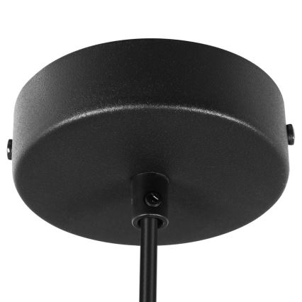 Závesný luster na lanku PIATTO 1xGX53/15W/230V, priemer 35 cm, čierny