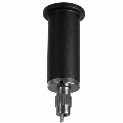 Závesný luster na lanku PIATTO 1xGX53/15W/230V, priemer 35 cm, čierny
