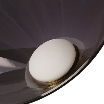 Závesný luster na lanku PRESTO 1xGX53/10W/230V Ø 50 cm zlatá/dymovo-šedá