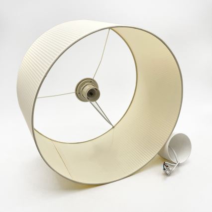 Závesný luster na lanku SIRJA PLISADO 1xE27/15W/230V priemer 35 cm krémový