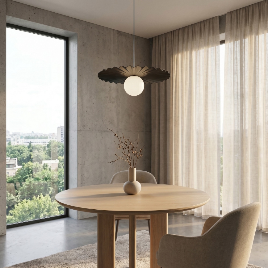 Závesný luster na lanku UMBRA 1xG9/8W/230V čierny
