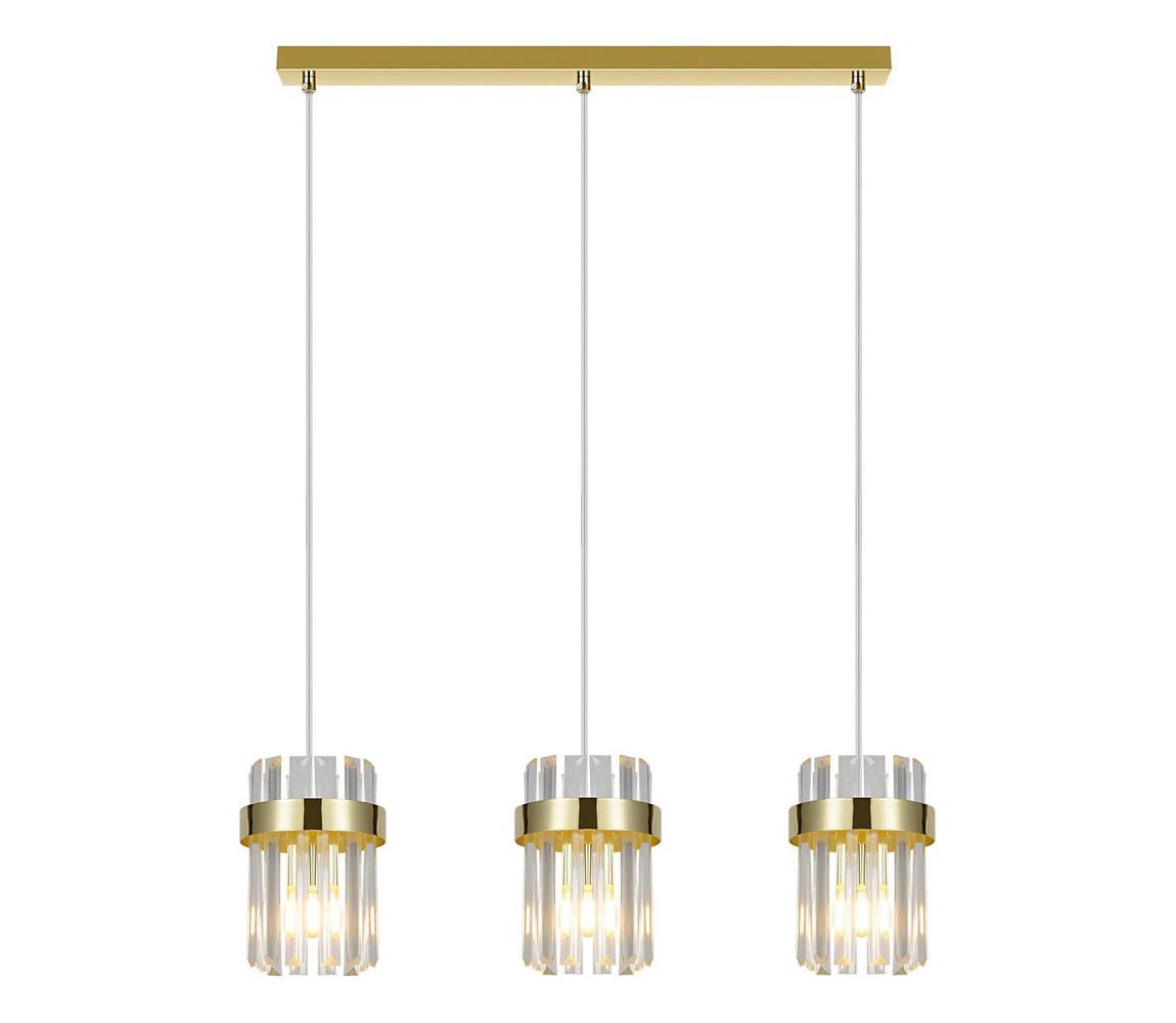 Light Prestige Závesný luster na lanku VETRO 3xE14/10W/230V zlatý LP-2910/3L GD