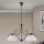 Závesný luster na reťazi RULA 2xE27/40W/230V biela/bronz