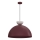 Závesný luster NEVIS na lanku 1xE27/15W/230V pr. 50 cm bordová