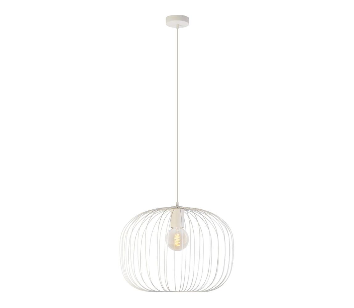 Závesný luster OVELLA 1xE27/15W/230V, priemer 46 cm, krémový W-KM 1370/1 SAND