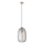 Závesný luster OVELLA na lanku 1xE27/15W/230V, priemer 25 cm, čierna/borovica