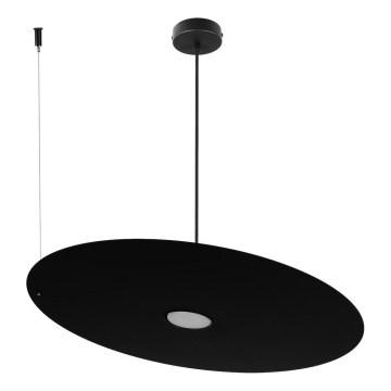 Závesný luster PIATTO 1xGX53/15W/230V pr. 55 cm čierny