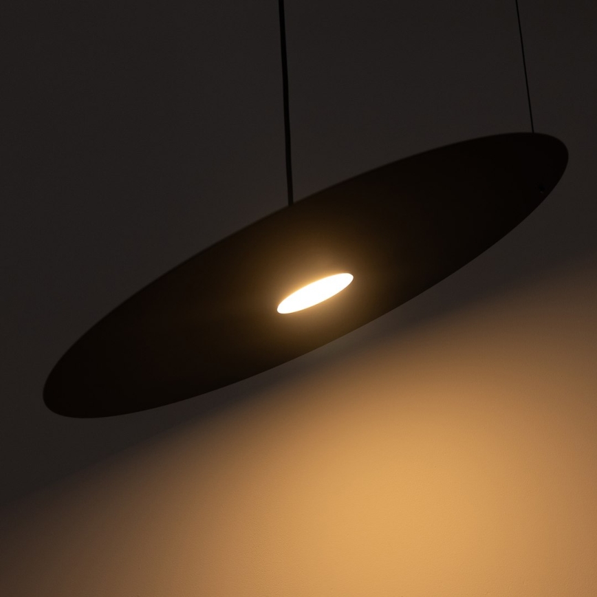 Závesný luster PIATTO 1xGX53/15W/230V pr. 55 cm čierny