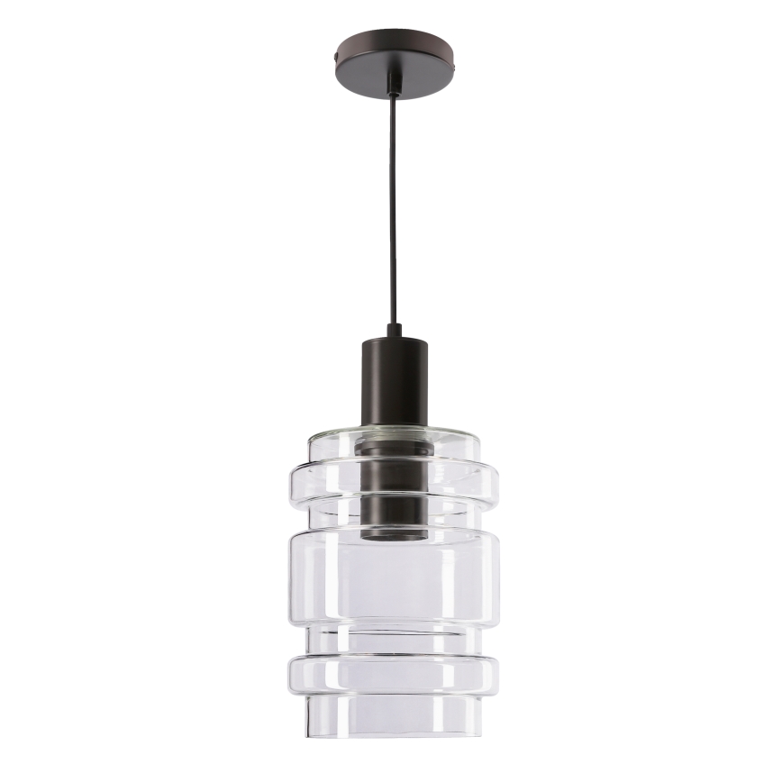 Závesný luster RADON na lanku 1xE27/40W/230V číry