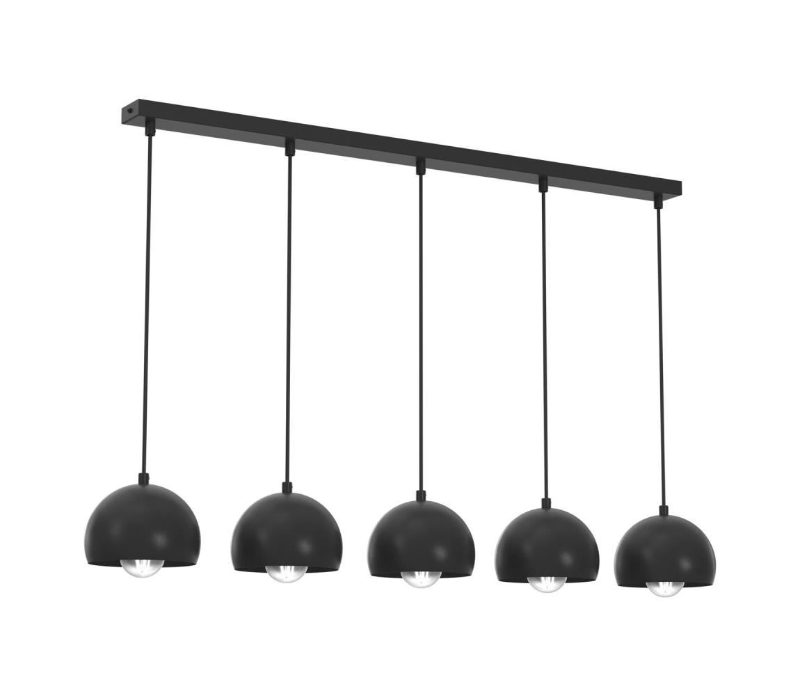 Závesný luster SOOL 5xE27/15W/230V čierny 1243