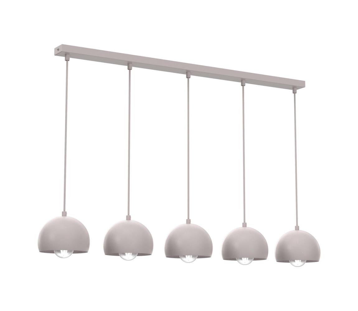 Závesný luster SOOL 5xE27/15W/230V krémový 1322