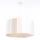 Závesný luster STRIPES 1×E27/60W/230V, Ø 60 cm, krémový