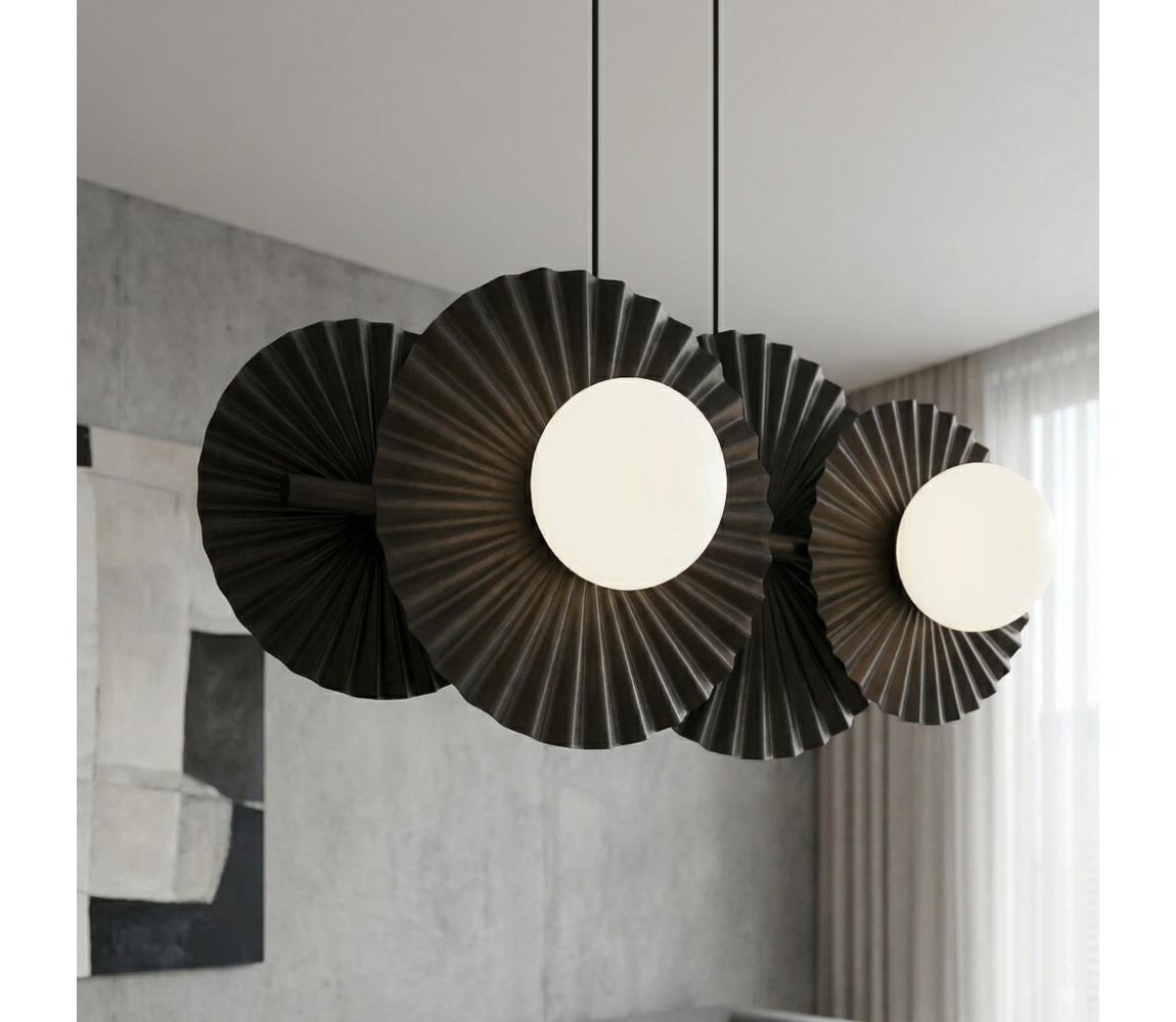EMIBIG Závesný luster UMBRA 4xG9/8W/230V čierny 1726/4