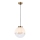 Závesný luster VANA na lanku 1xE27/40W/230V biela/zlatá