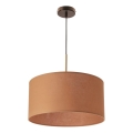 Závesný luster VANTI 1xE27/40W/230V tehlový