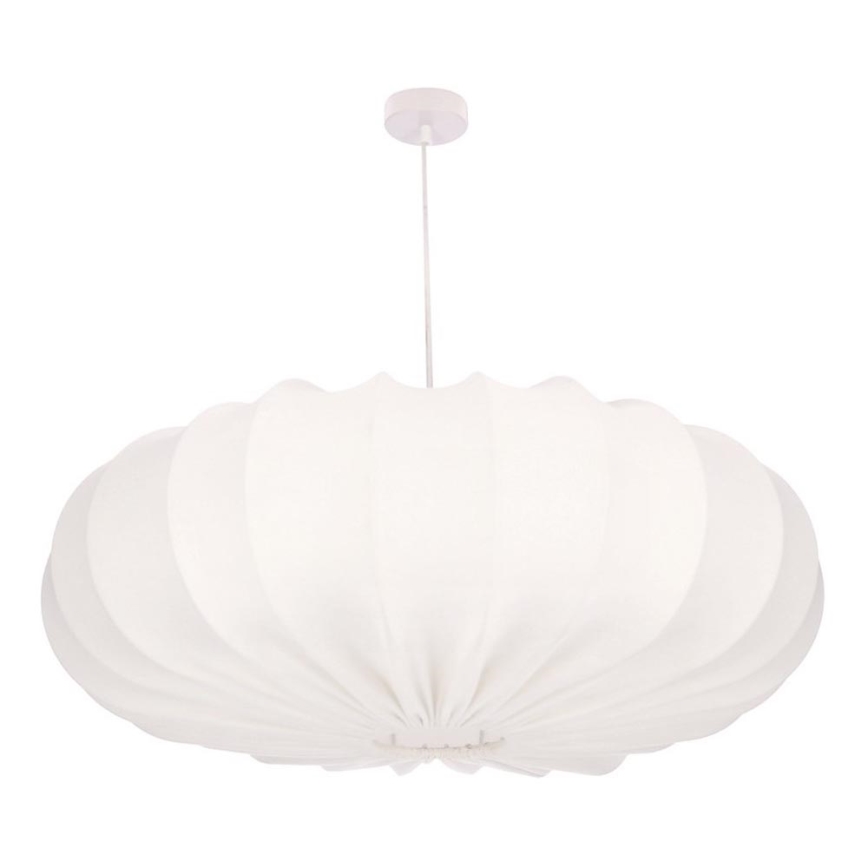 Závesný lustre CAFEE 1xE27/40W/230V pr. 66 cm biela