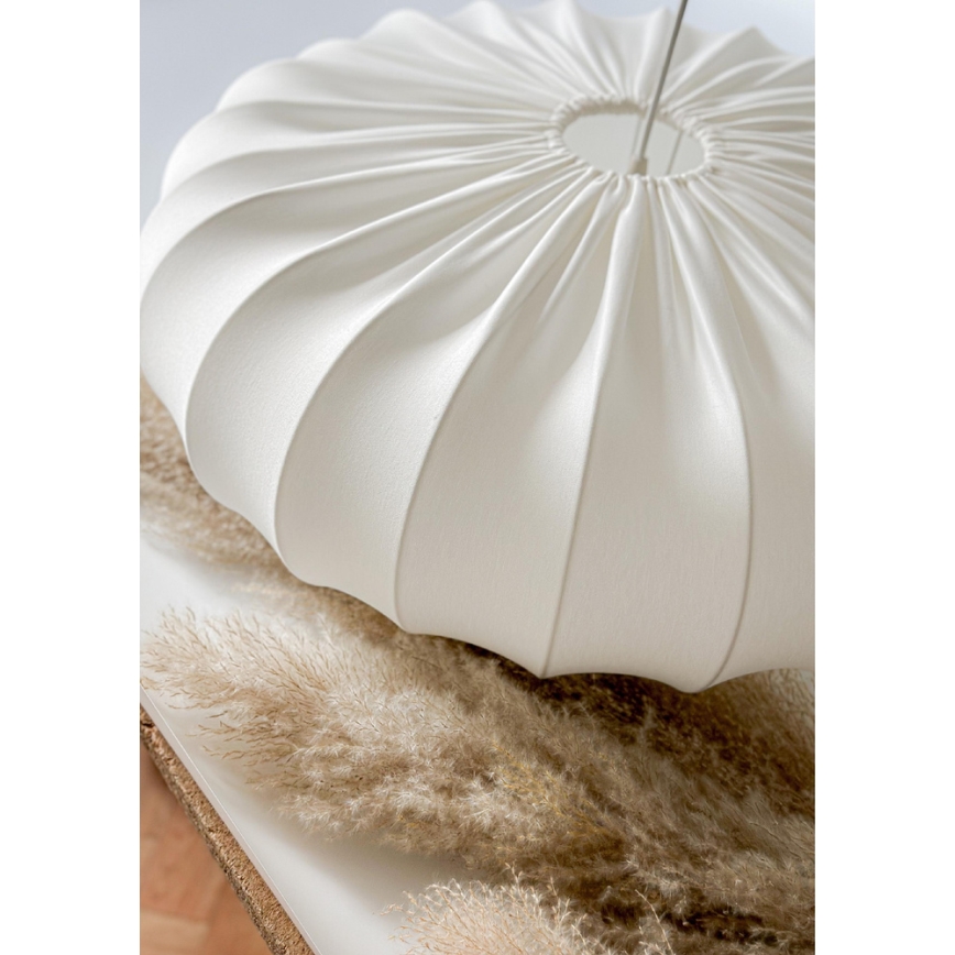 Závesný lustre CAFEE 1xE27/40W/230V pr. 66 cm biela