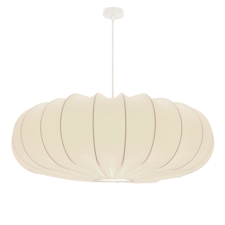 Závesný lustre CAFEE 1xE27/40W/230V pr. 66 cm biela