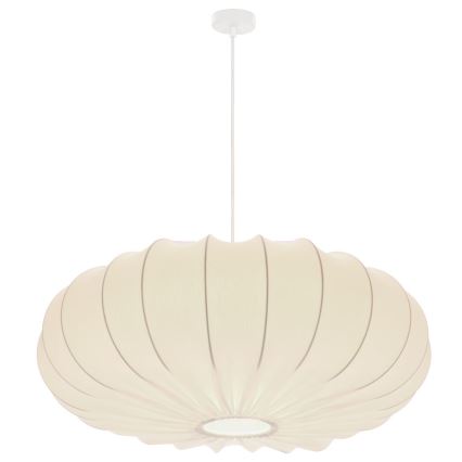 Závesný lustre CAFEE 1xE27/40W/230V pr. 66 cm biela