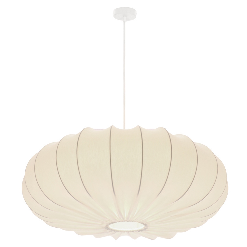 Závesný lustre CAFEE 1xE27/40W/230V pr. 66 cm biela