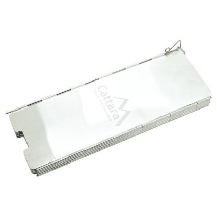 Závetrie pre varič 24x83cm matný chróm