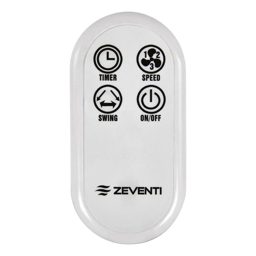 ZEVENTI - Diaľkový ovládač pre ventilátory FREEZE biela