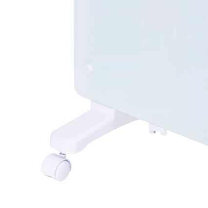 ZEVENTI - Inteligentný elektrický priamotop/konvektor s LCD displejom ECO/1000/2000W/230V Wi-Fi biela