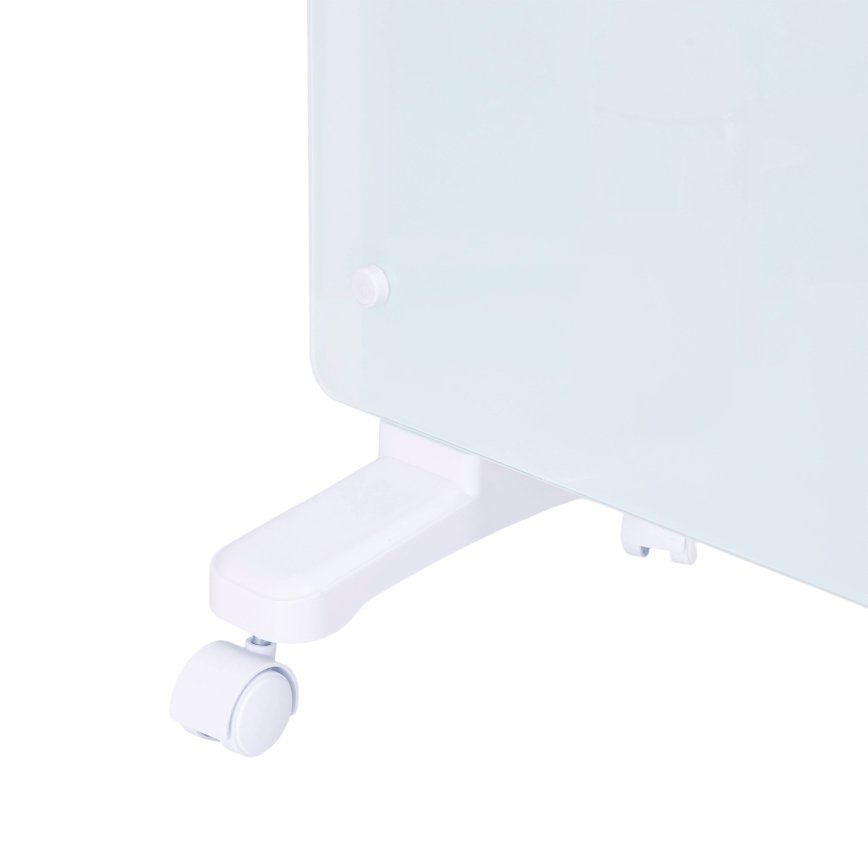 ZEVENTI - Inteligentný elektrický priamotop/konvektor s LCD displejom ECO/1000/2000W/230V Wi-Fi biela