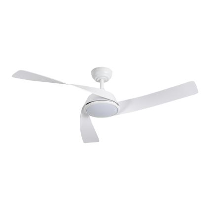 ZEVENTI - LED stmievateľný stropný ventilátor AERYS LED/24W/230V 3000/4000/6000K Wi-Fi Tuya biela + diaľkové ovládanie