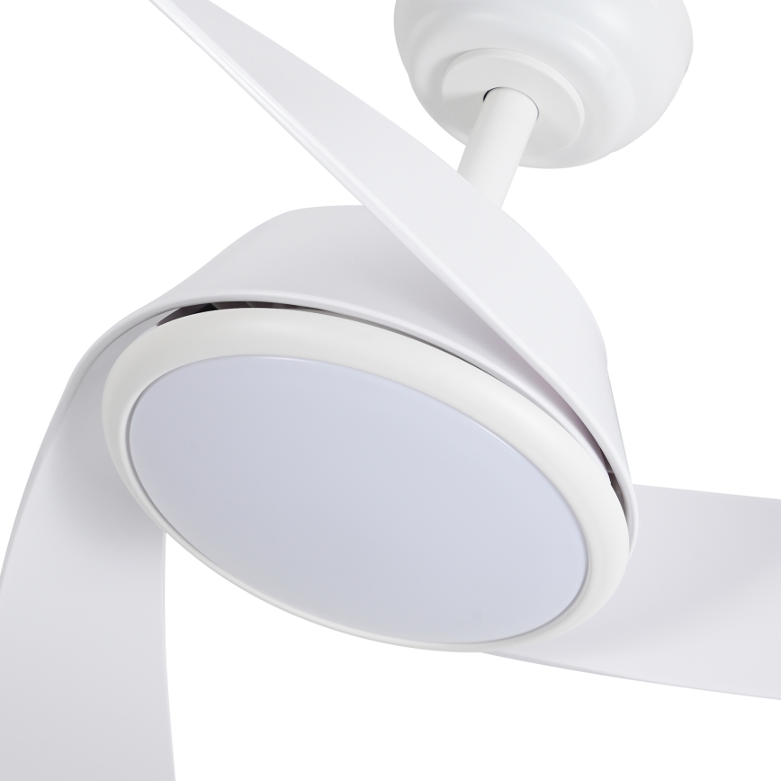 ZEVENTI - LED stmievateľný stropný ventilátor AERYS LED/24W/230V 3000/4000/6000K Wi-Fi Tuya biela + diaľkové ovládanie