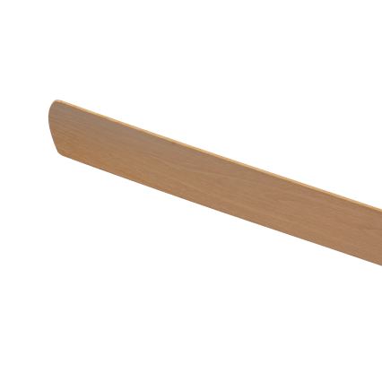 ZEVENTI - LED Stmievateľný stropný ventilátor AUREX LED/24W/230V 3000/4000/6000K Wi-Fi Tuya biela/dub + diaľkové ovládanie