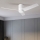 ZEVENTI - LED Stropný ventilátor BARROSA LED/18W/230V 3000/4000/6000K Wi-Fi Tuya biela + diaľkové ovládanie
